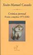 Crónica persoal: Poesía completa: 1973-2002